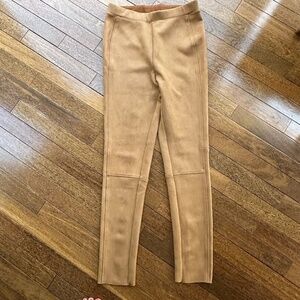 BCBGeneration Faux Suede Hi-Rise Leggings (sz S)